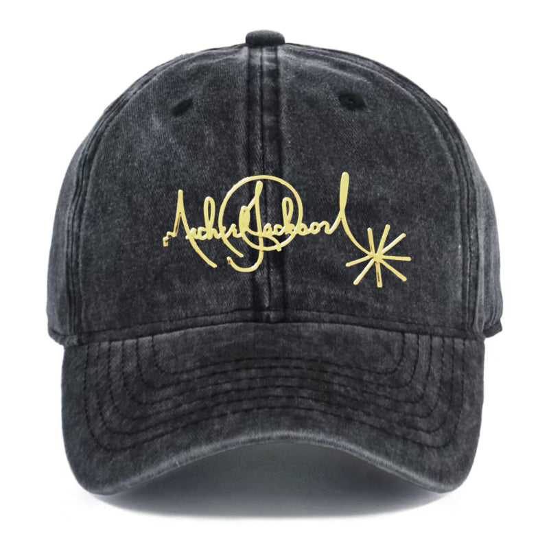 MICHAEL JACKSON  SIGN WASH HAT