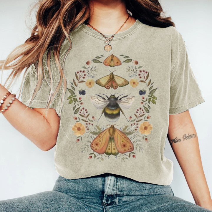 Moth & Bee Unisex Tee