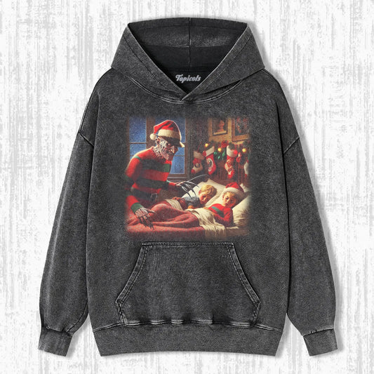 RETRO QUIRKY CHRISTMAS HOODIE