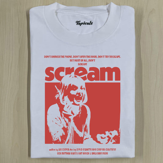 RETRO SCREAM MOVIE T-SHIRT