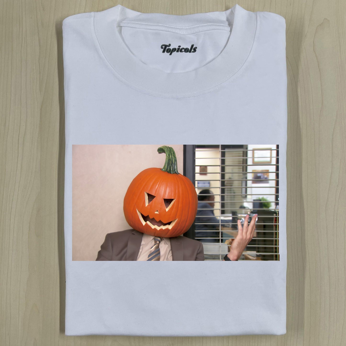 THE OFFICE DWIGHT PUMPKIN HEAD FUNNY HALLOWEEN T-SHIRT