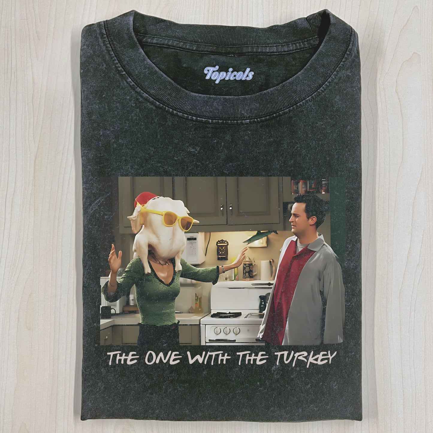 THE ONE WITH THE TURKEY T-SHIRT