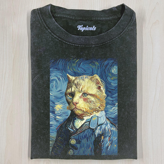 VAN GOGH'S CAT T-SHIRT