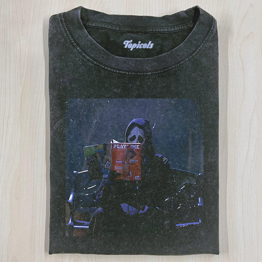 VINTAGE GHOST FACE HALLOWEEN T-SHIRT