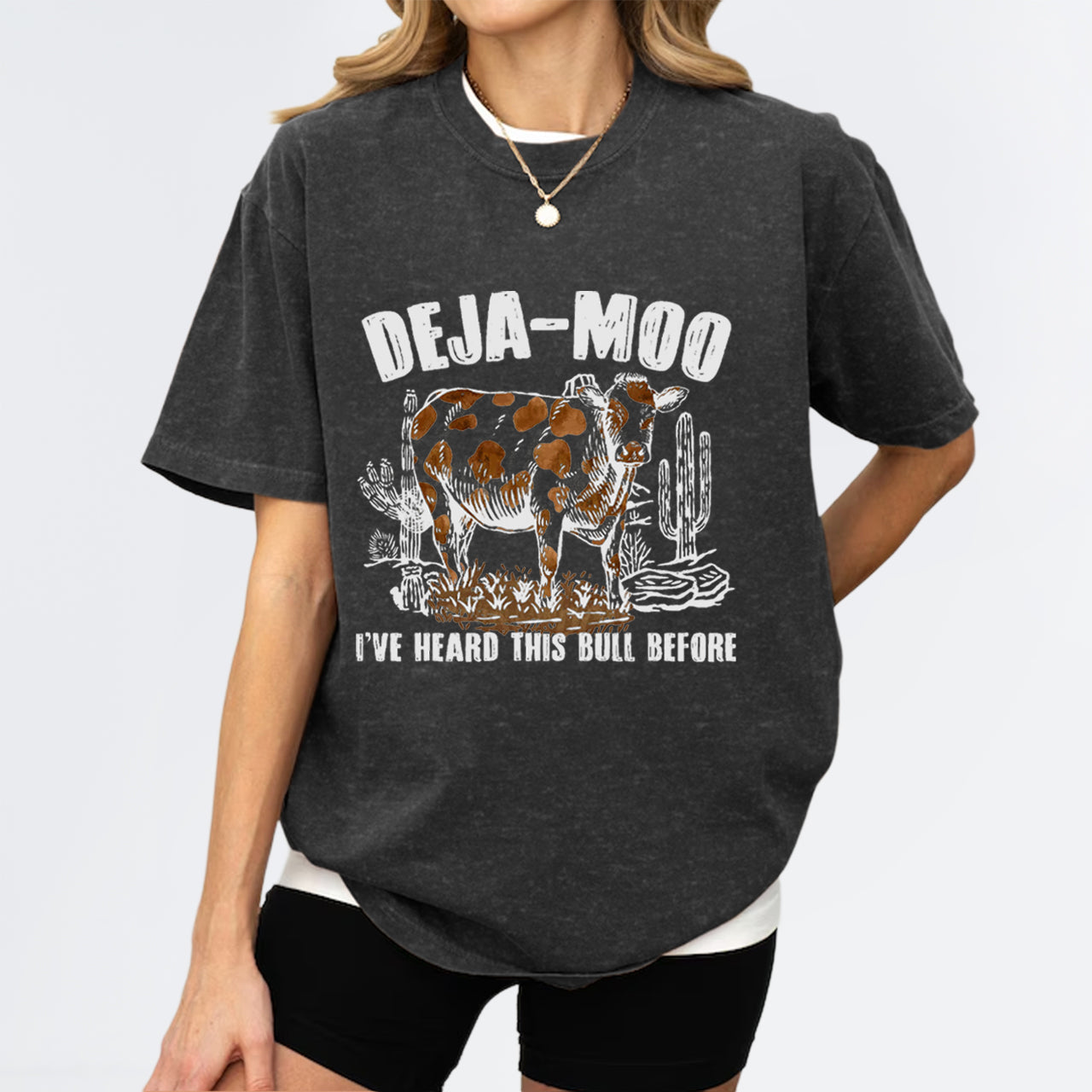 Deja-Moo Garment-dye Tees