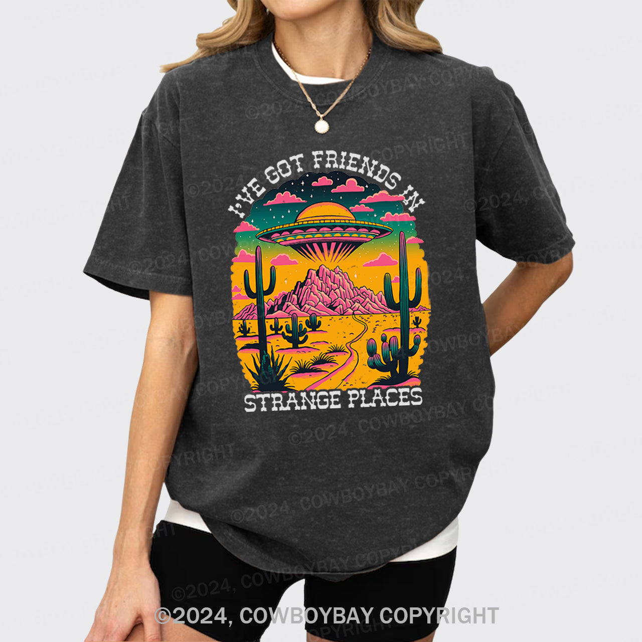 Friends In Strange Places Garment-dye Tees