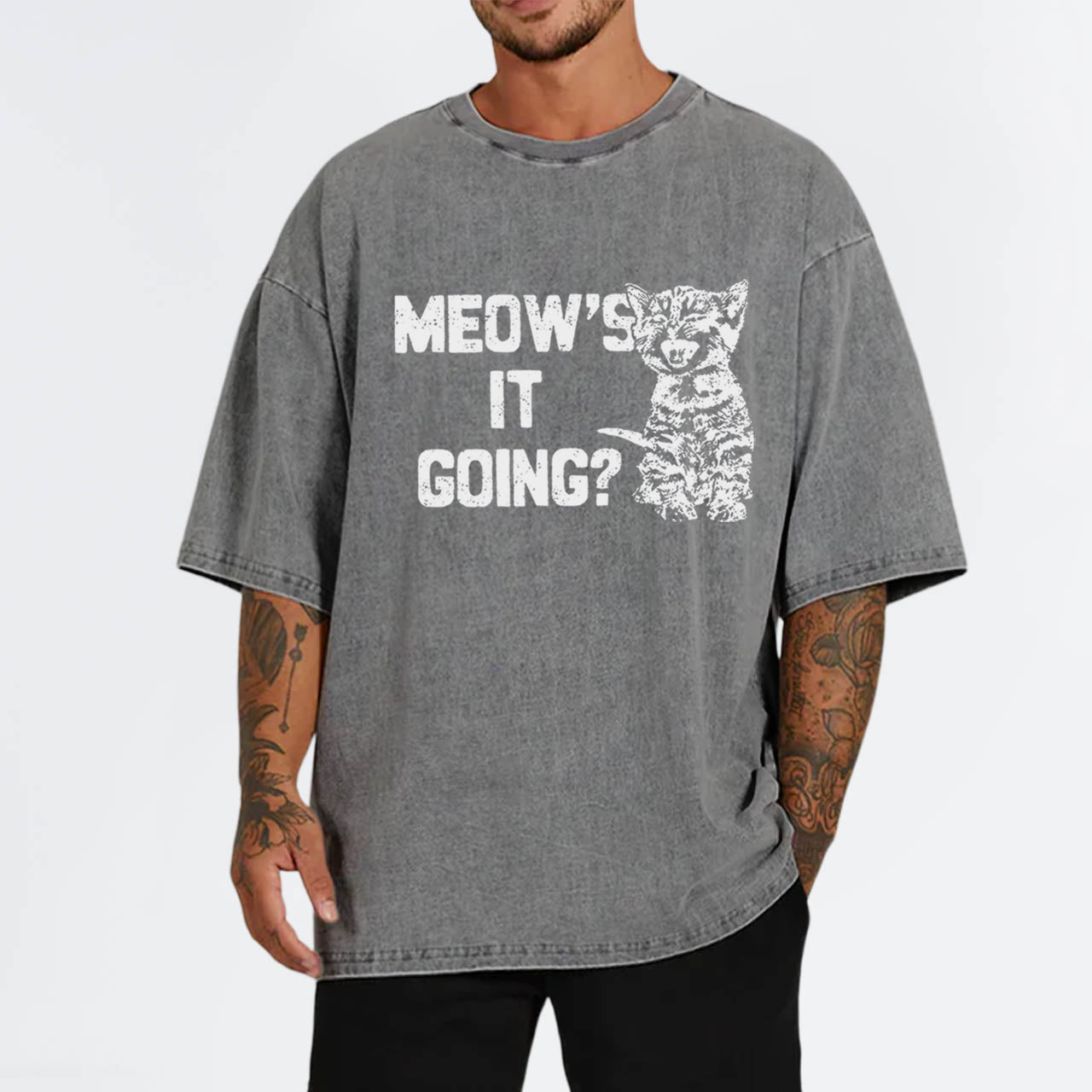 Meow's It Going Garment-dye Tees