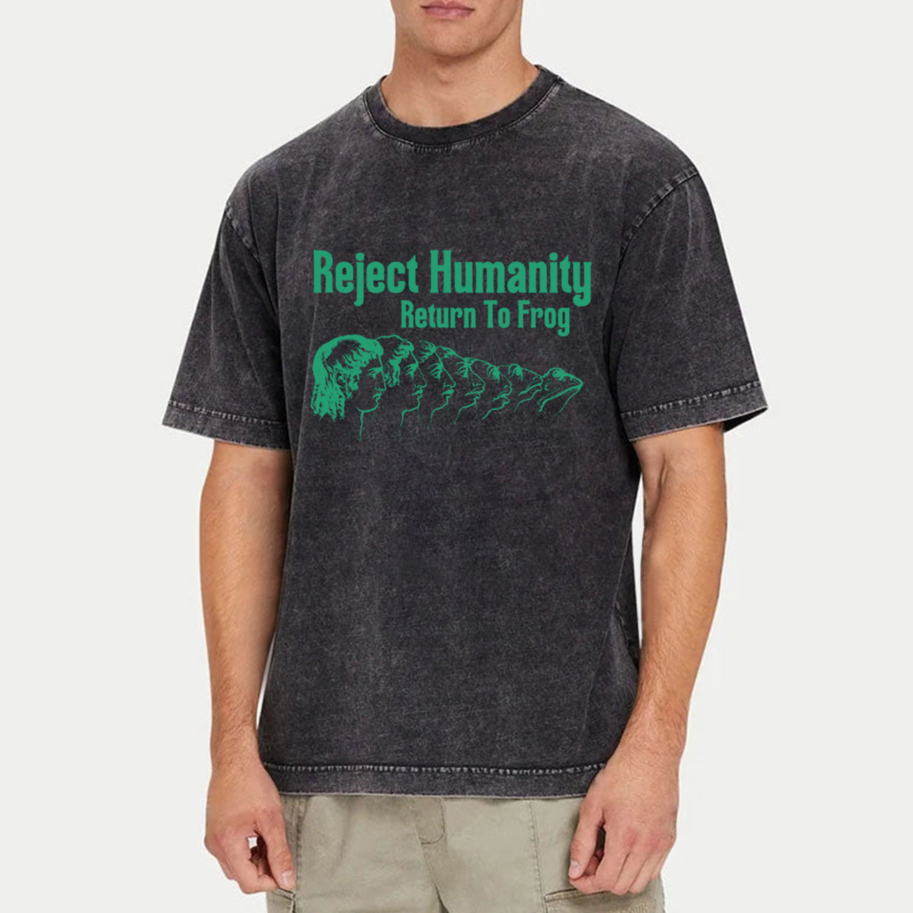 Reject Humanity Return To Frog Garment-dye Tees