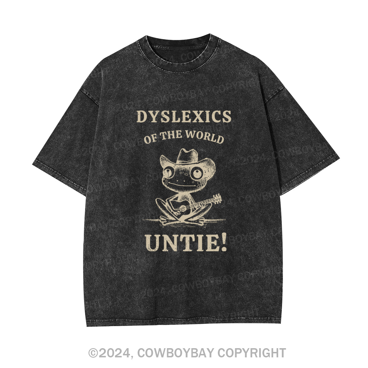 Dyslexics Of The World Untie Garment-dye Tees