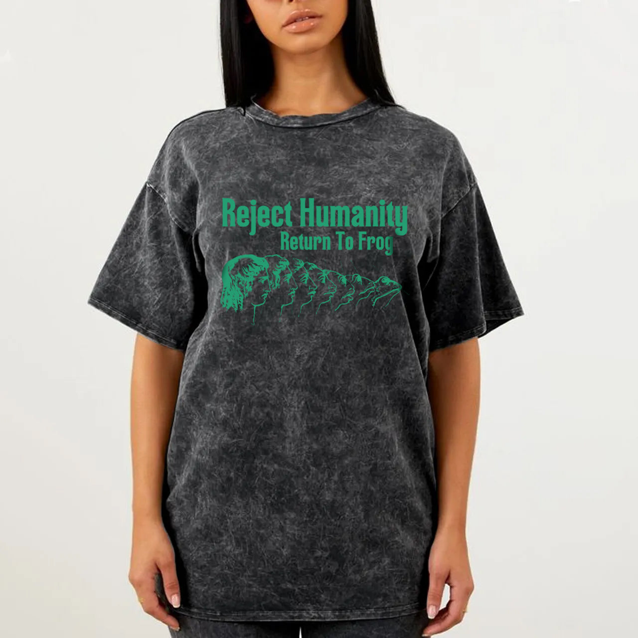 Reject Humanity Return To Frog Garment-dye Tees