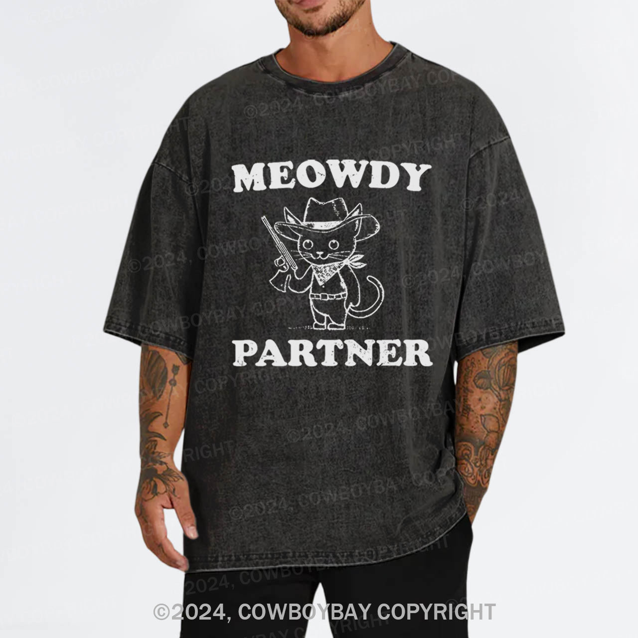 Meowdy Partner Garment-dye Tees